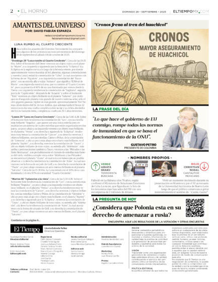 Edición impresa, hoja 2