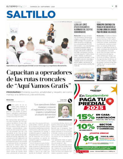Edición impresa, hoja 11
