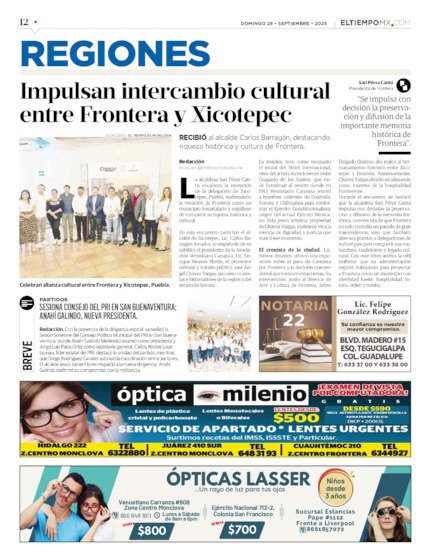 Edición impresa, hoja 12