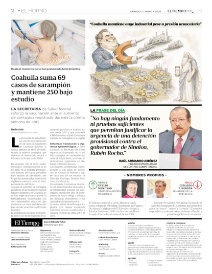 Edición impresa, hoja 2