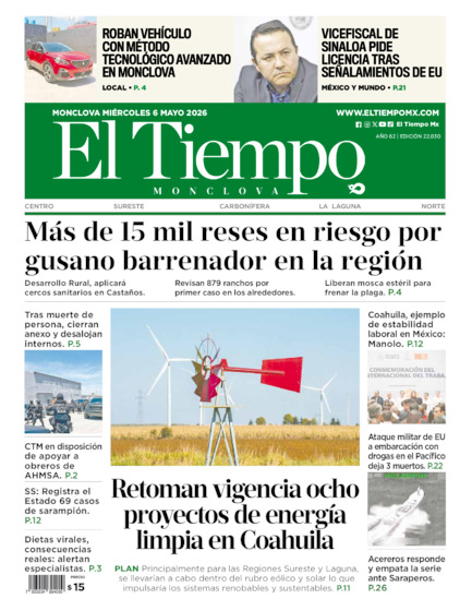 Edición impresa, hoja 1