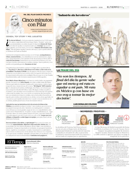 Edición impresa, hoja 2