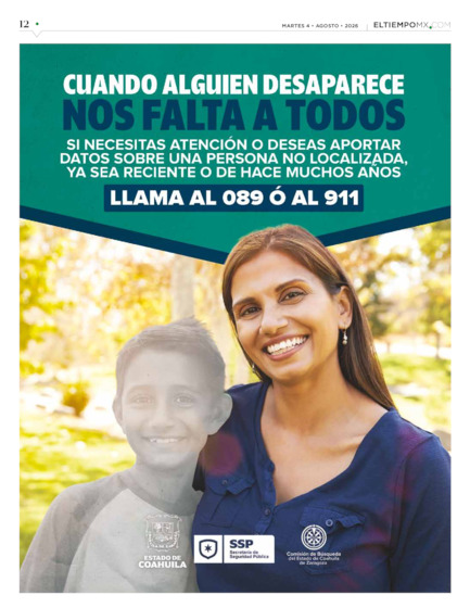 Edición impresa, hoja 12