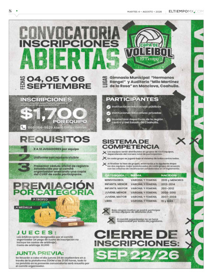Edición impresa, hoja 8