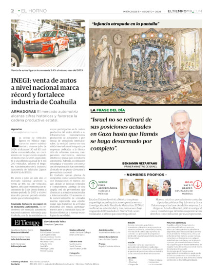 Edición impresa, hoja 2